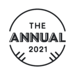The badge earned from The Annual 2021 Peloton Challenge