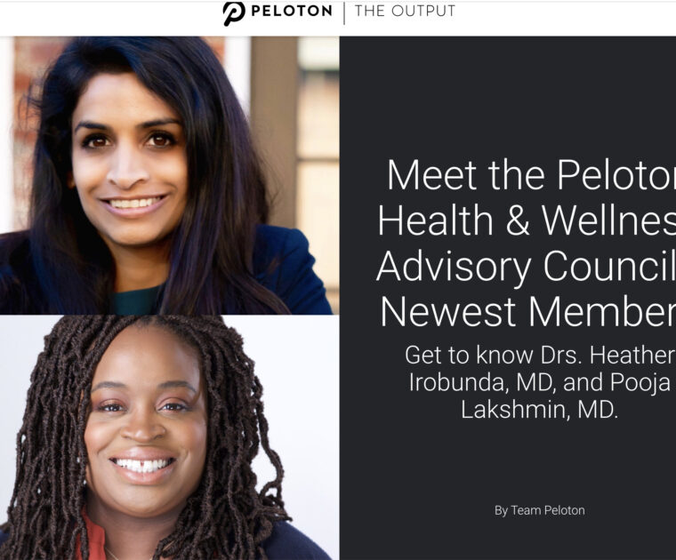 Screenshot of Peloton Blog