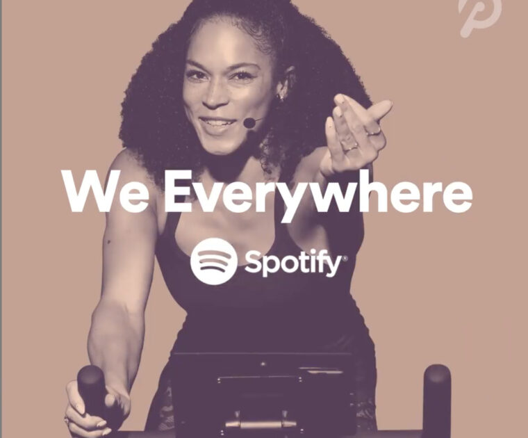 Screenshot of a post from Peloton social media.