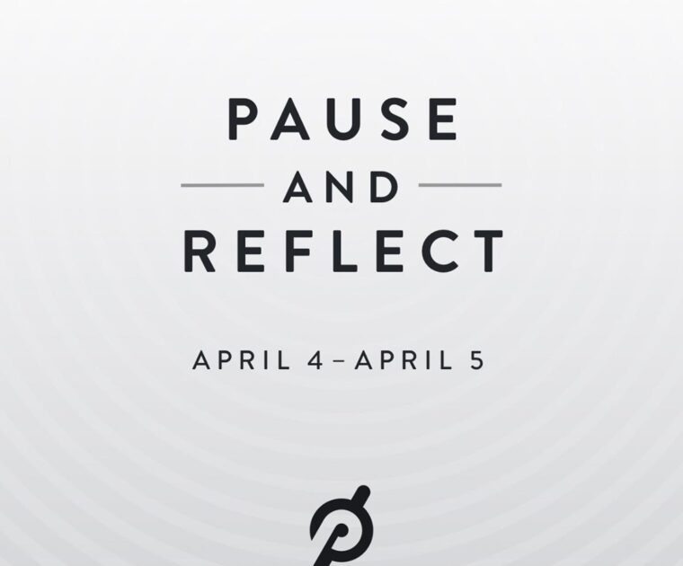 Image announcing Peloton's Easter Break