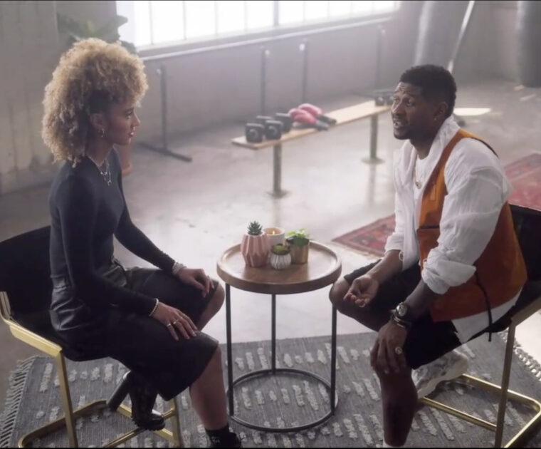 Screenshot of image from the Ally x Usher chat.