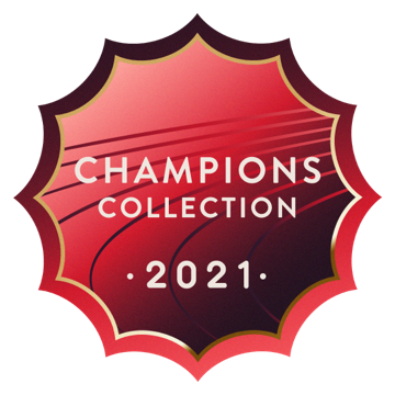 The new Peloton Champions Collection badge.