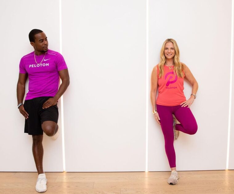 Alex Toussaint & Jenn Sherman will teach a Peloton Mother's Day Ride