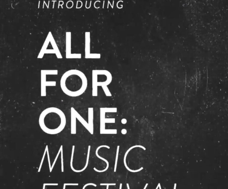 2021 Peloton All For One Music Festival Tease