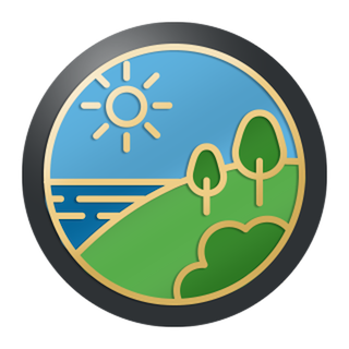 Image of the "Get Out And Move" Badge you earn by completing the flash challenge.