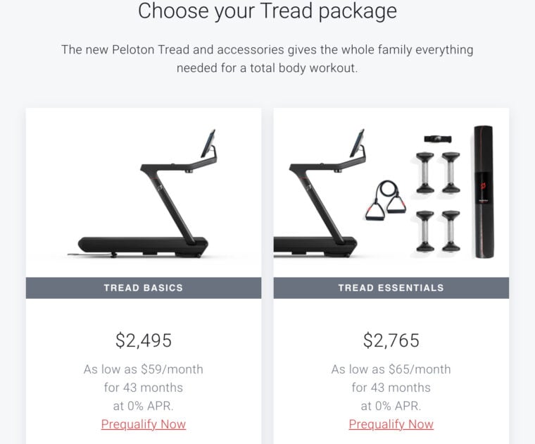The Peloton Tread is available for purchase again.