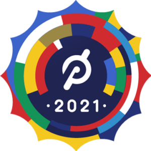 Peloton's 2021 LatinX Heritage Month Badge.