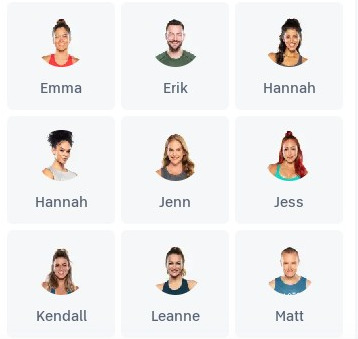 The coach filter now only shows first name and picture. No last name or initial is shown.