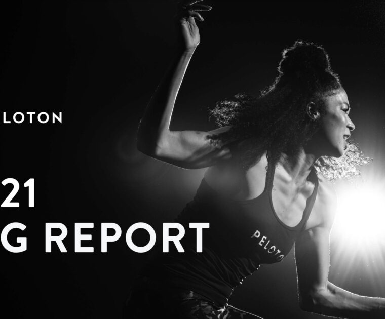 Peloton ESG Report. Image credit Peloton.