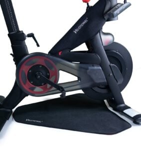 Best Bike Mat for under the Peloton Bike or Bike+: VeloMat by VeloTowel