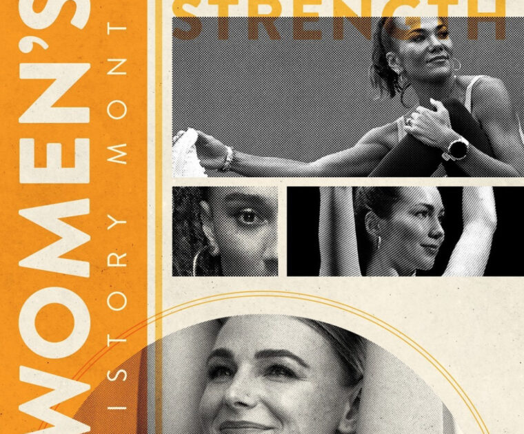 Peloton 2022 Women's History Month Celebration. Image credit Peloton social media.