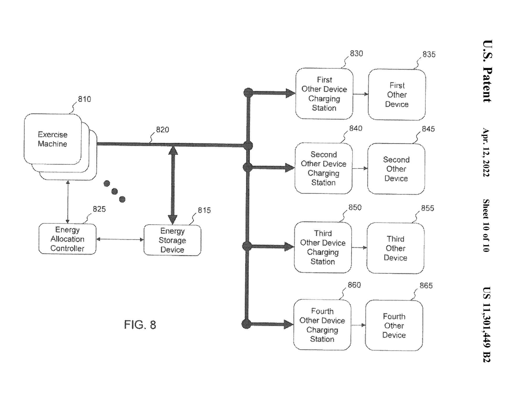 Updated Peloton patent figure