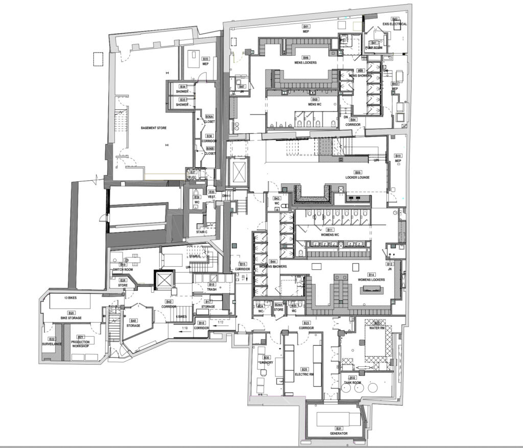 Existing PSL basement space.