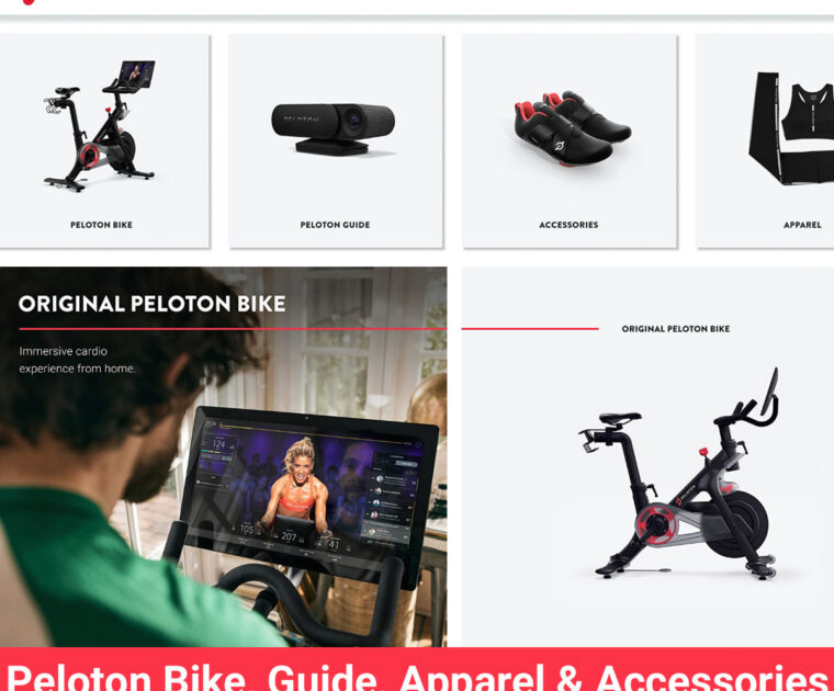 Peloton products on Amazon.