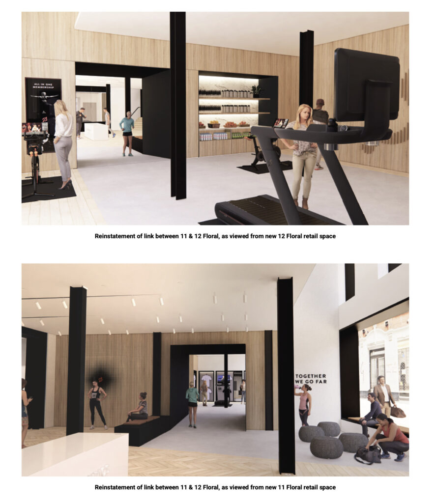 Mockup showing how the two spaces would be connected from the inside at PSL.