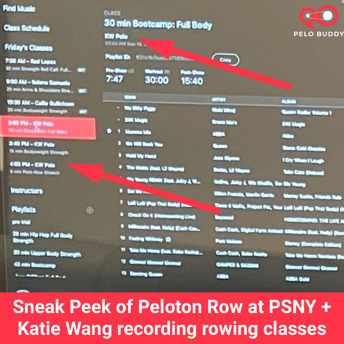 Sneak peek of Peloton strength production studio showing Katie Wang will be an instructor.
