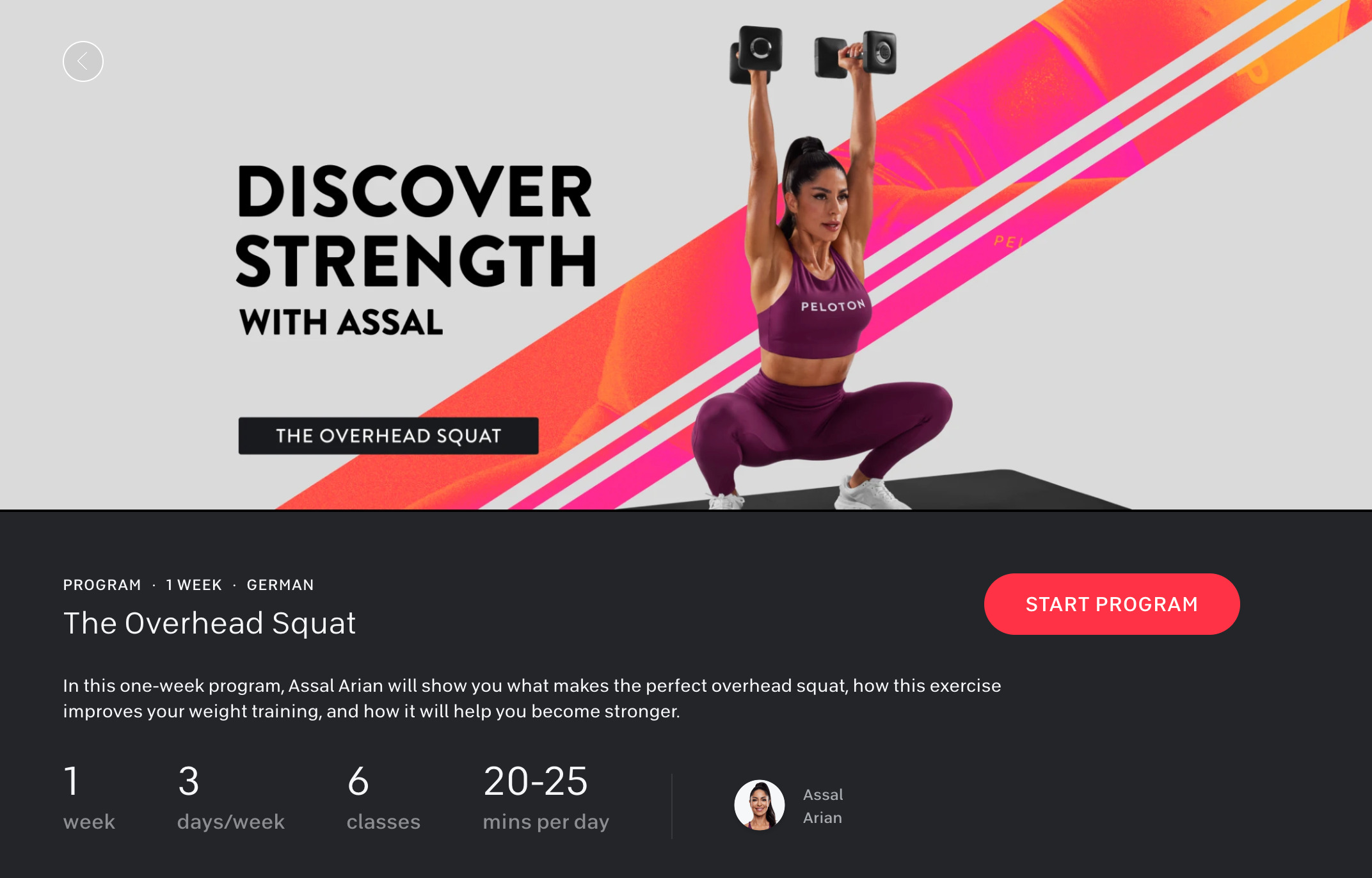 Discover Strength with Assal Arian: The Overhead Squat