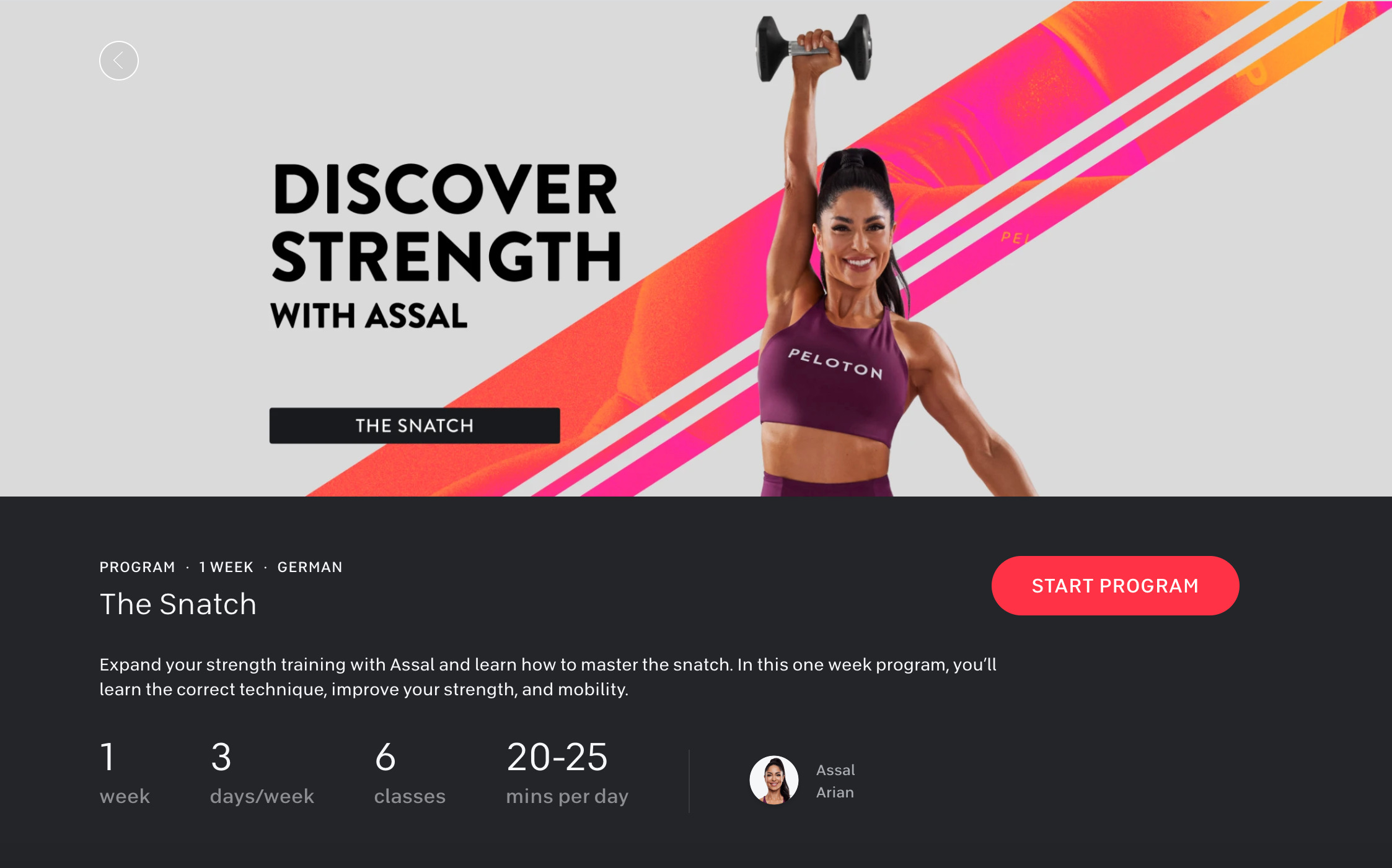 Discover Strength with Assal Arian: The Snatch