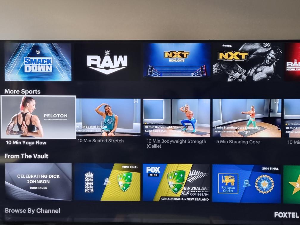 Peloton on Foxtel