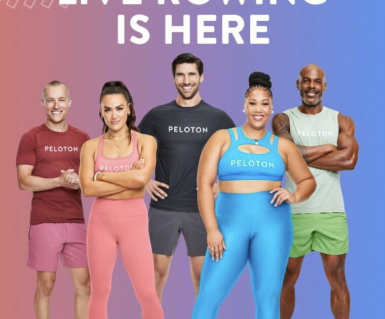 Post on Peloton instagram announcing live Peloton rowing classes starting Jan 23.