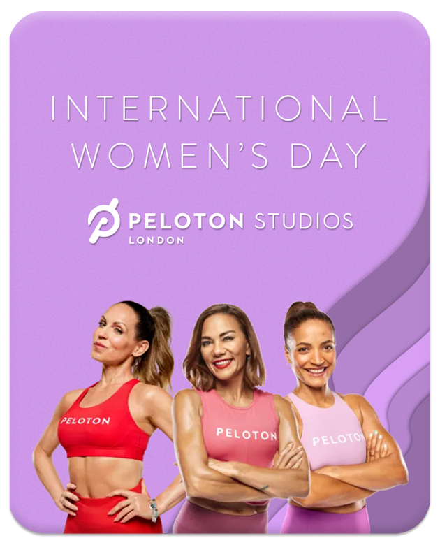 Peloton International Women's Day event at Peloton Studios London on March 8.
