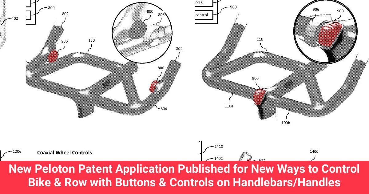 New Peloton Patent Application Published for New Ways to Control Bike ...
