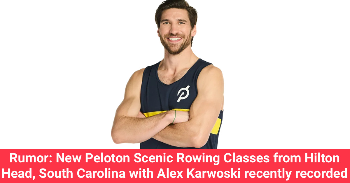 Rumor: New Peloton Scenic Rowing Classes from Hilton Head, South ...