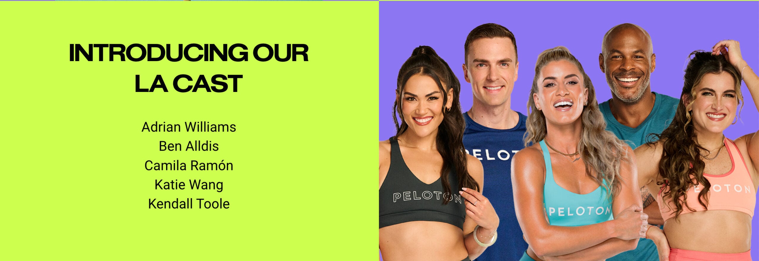 Peloton on Tour: Los Angeles instructors.