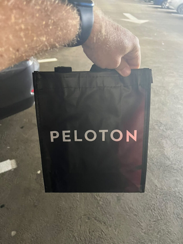 Bag that your items are given to you in.