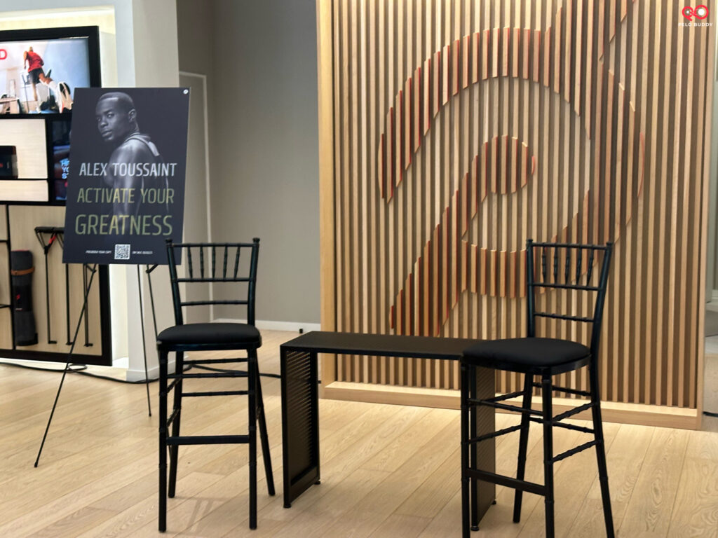 "Activate Your Greatness" panel with Alex Toussaint at Peloton on Tour in Atlanta.