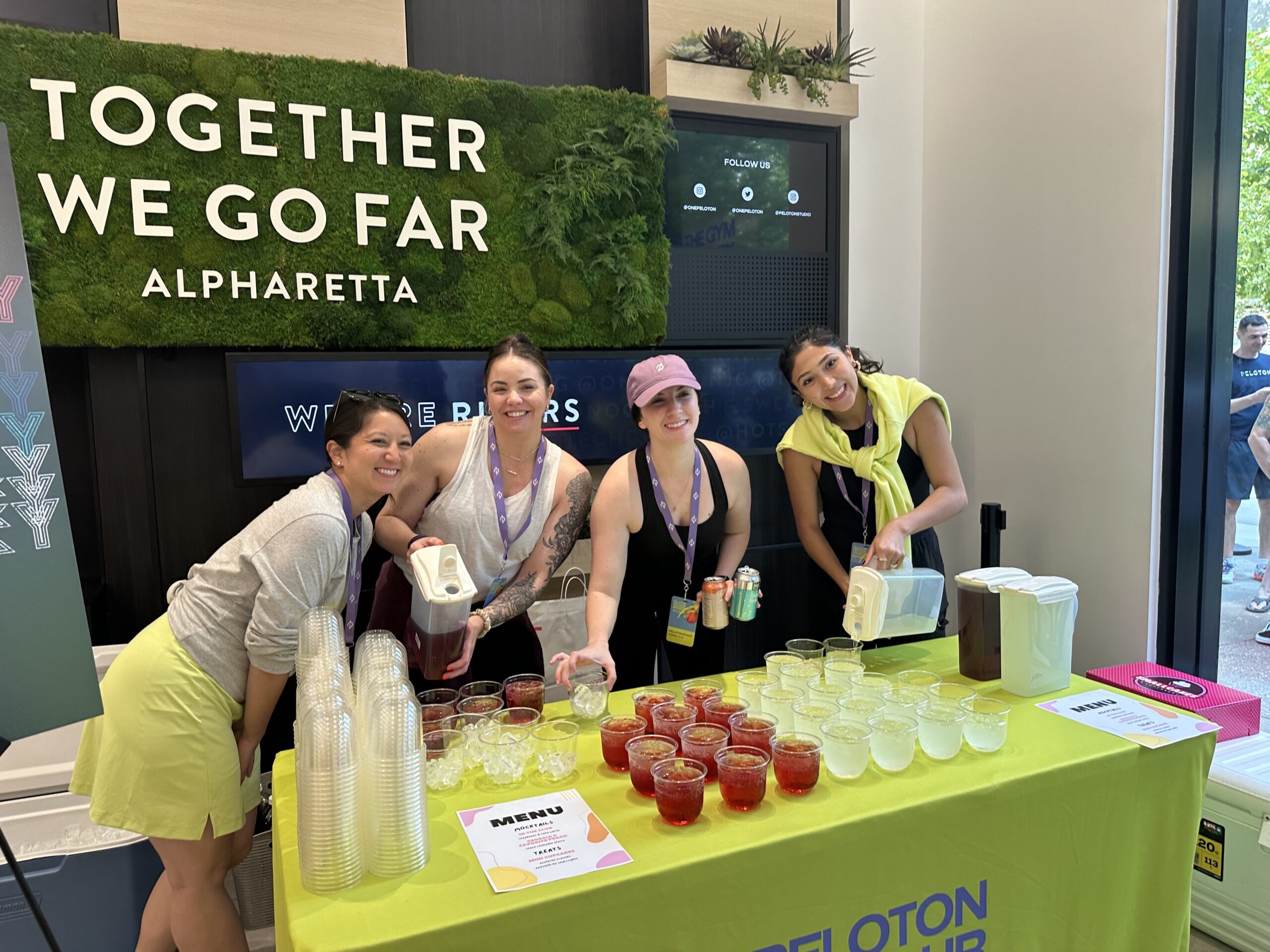 Team Peloton at Club Hosky event.