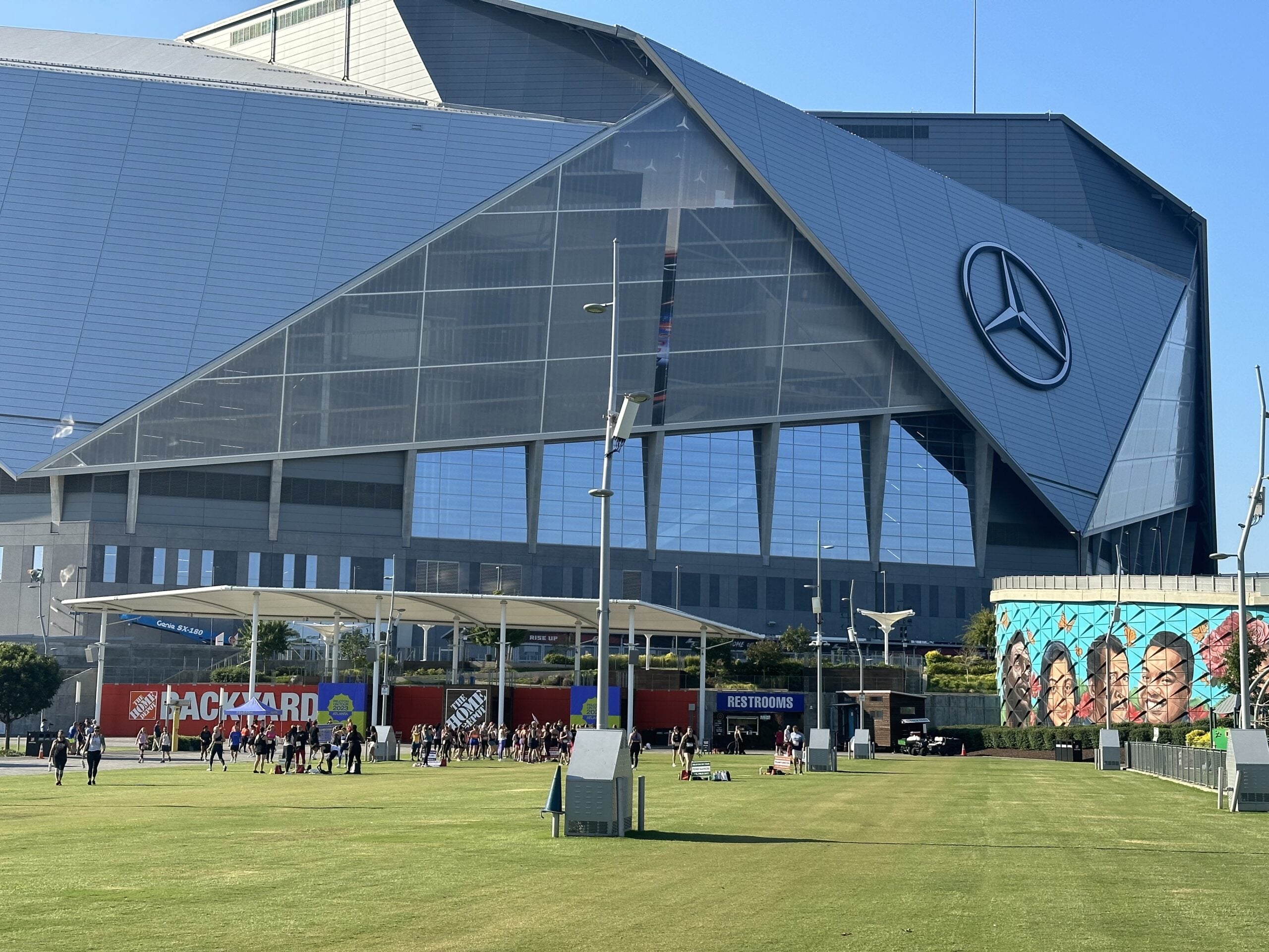 Home Depot Backyard space.