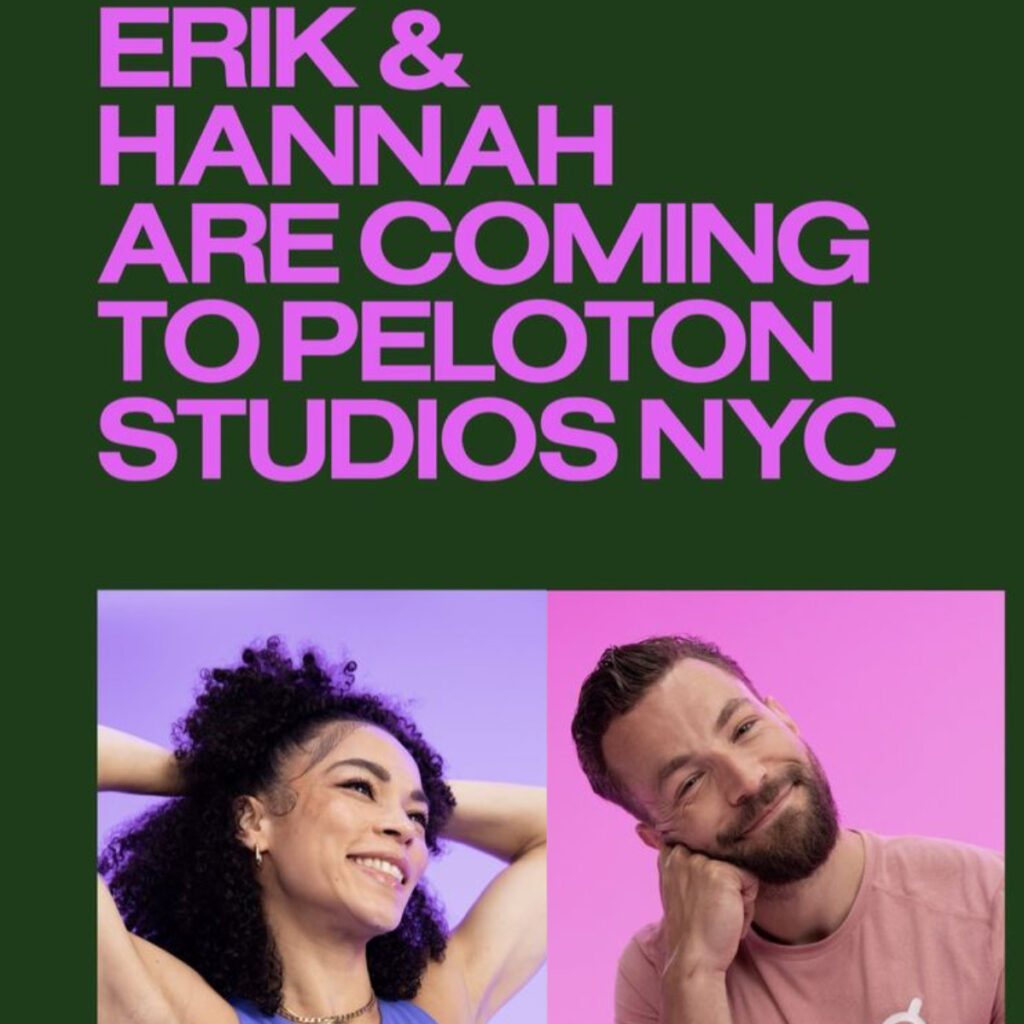 Image shared by @PelotonStudios instagram account about the classes.