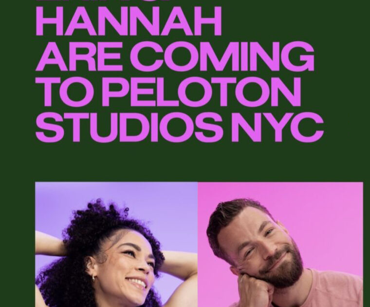 Image shared by @PelotonStudios instagram account about the classes.