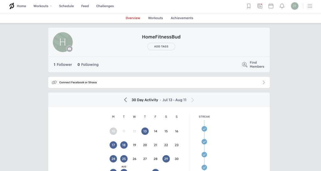 New banner promoting how to sync a Strava and Peloton account.