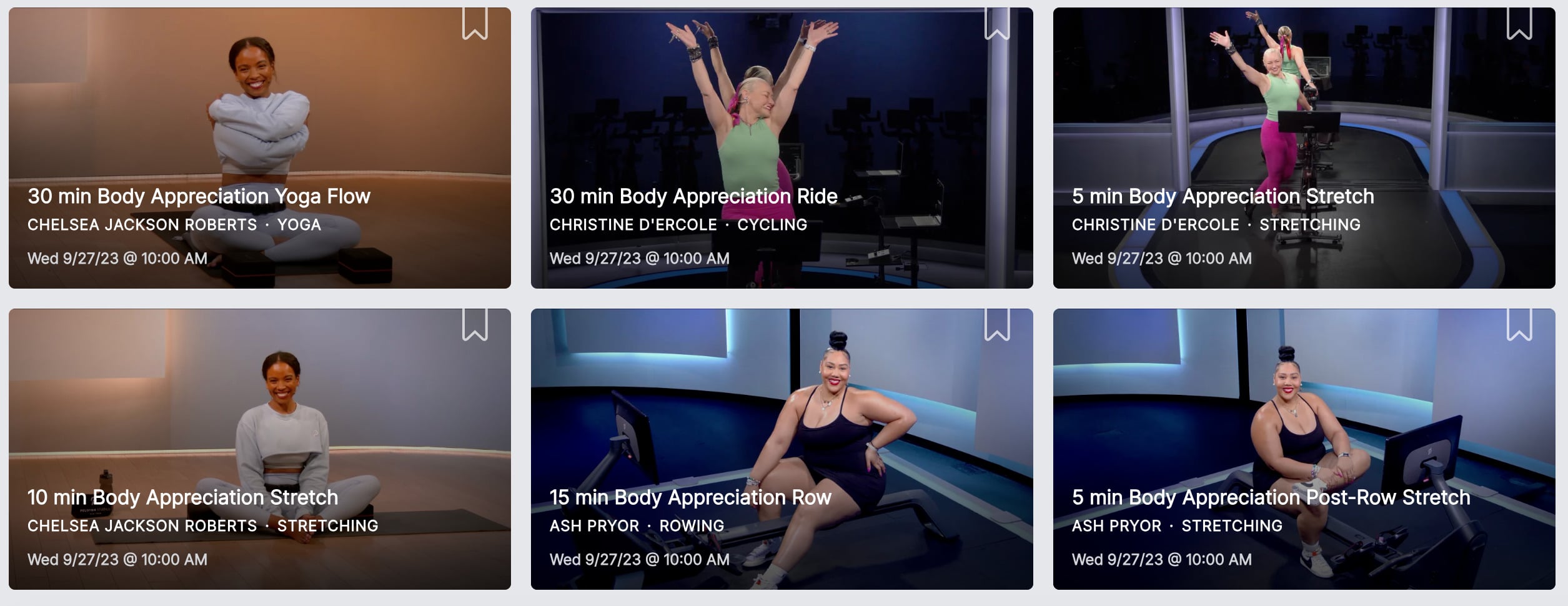 Body Appreciation classes