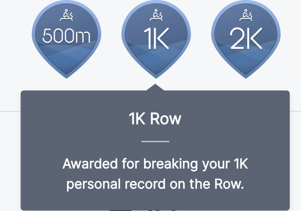 A popup explaining what the badge is for.