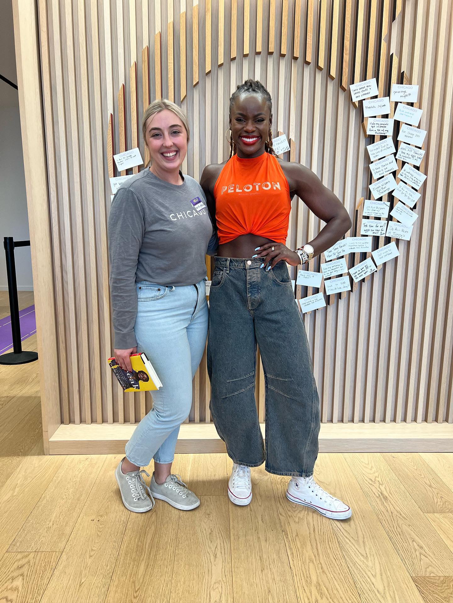 Peloton Instructor Experience. Image credit Amelia (#mainst_amelia).