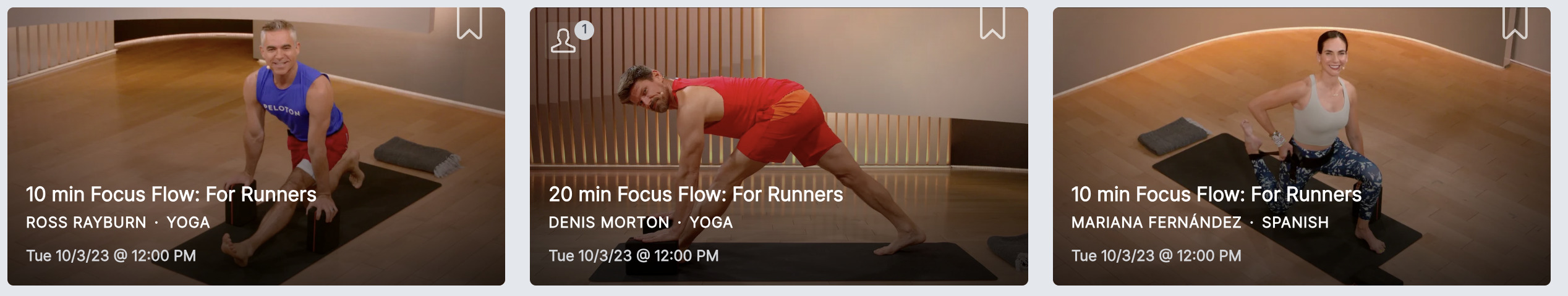 New Yoga Focus Flow for Runners Classes