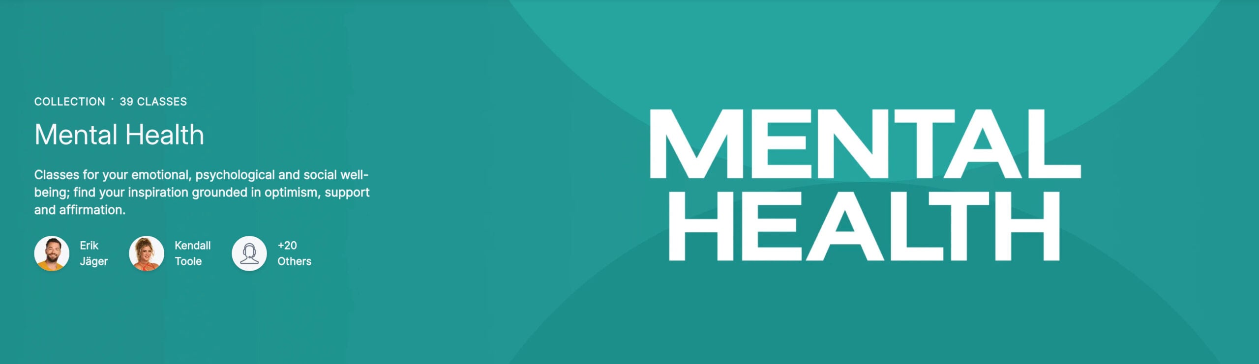 Peloton's Mental Health Collection.