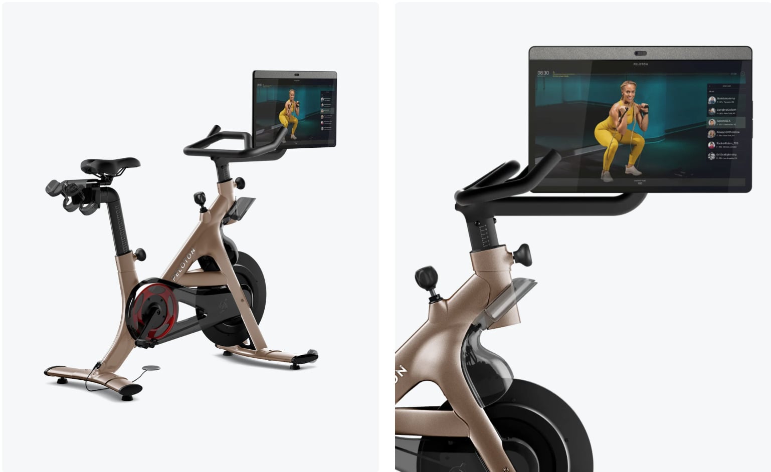 Peloton Bike+ in limited edition "galaxy" color.
