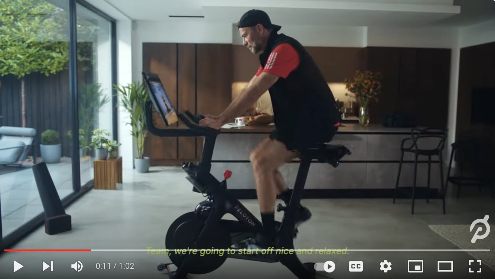 New Peloton advertisement featuring Jürgen Klopp.