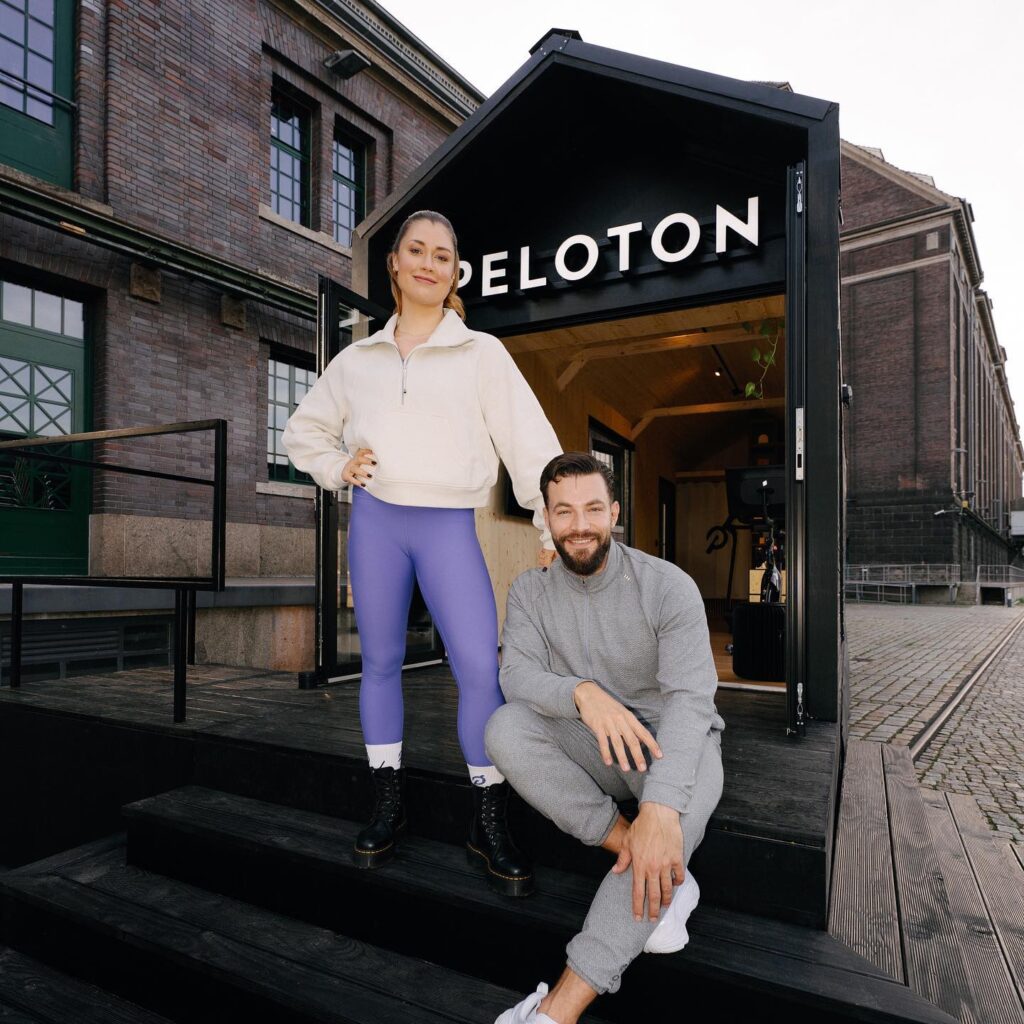 Promo shot for Peloton Made To Move Tour.