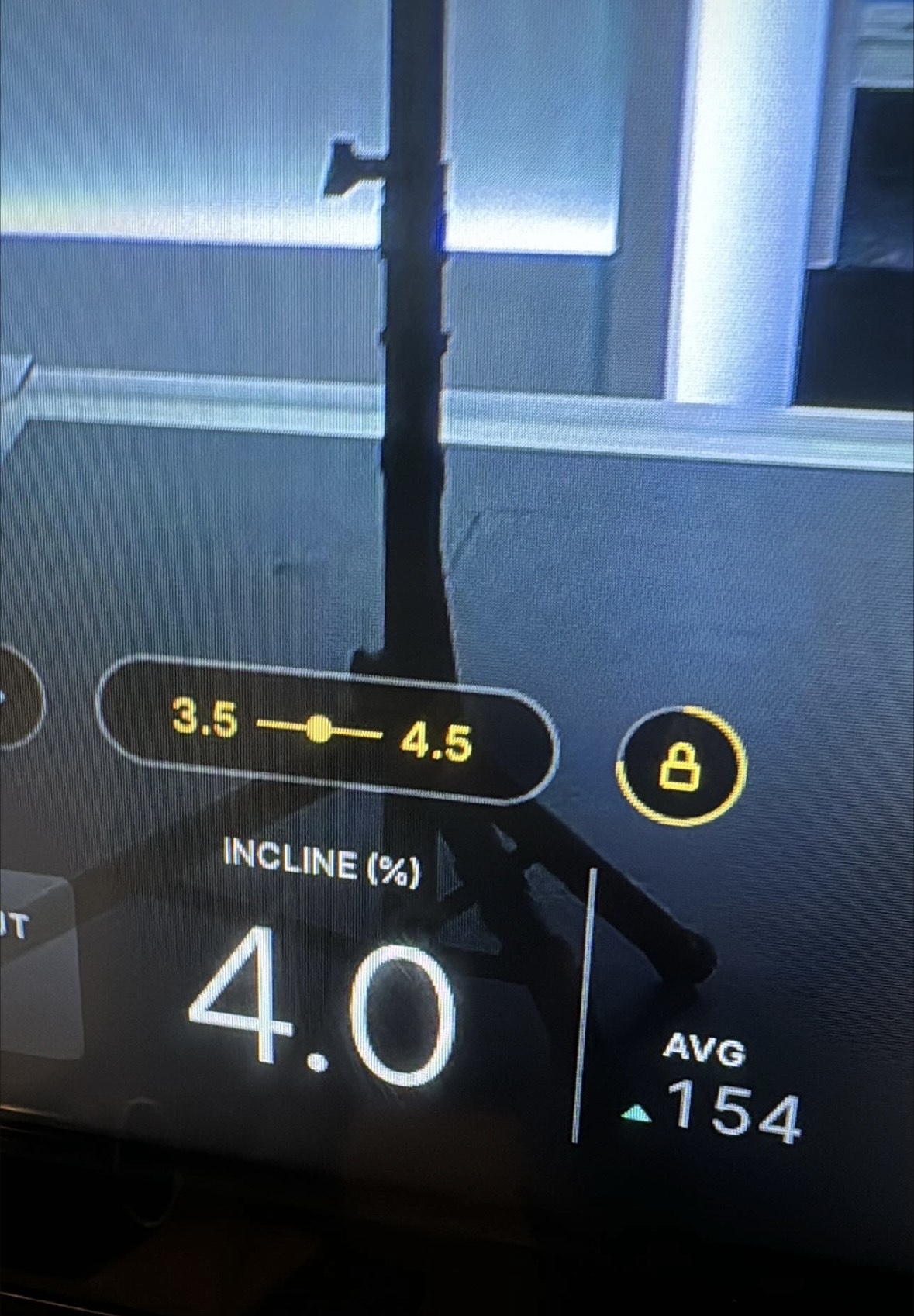 Auto-incline feature activated on Tread+ device on November 15, 2023.