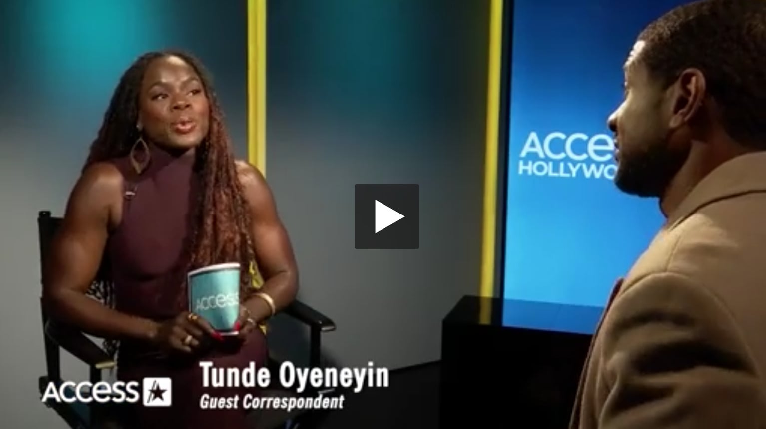 Tunde's interview with Usher for Access Hollywood.