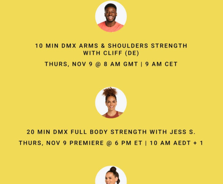 Peloton DMX classes. Image credit Peloton social media.