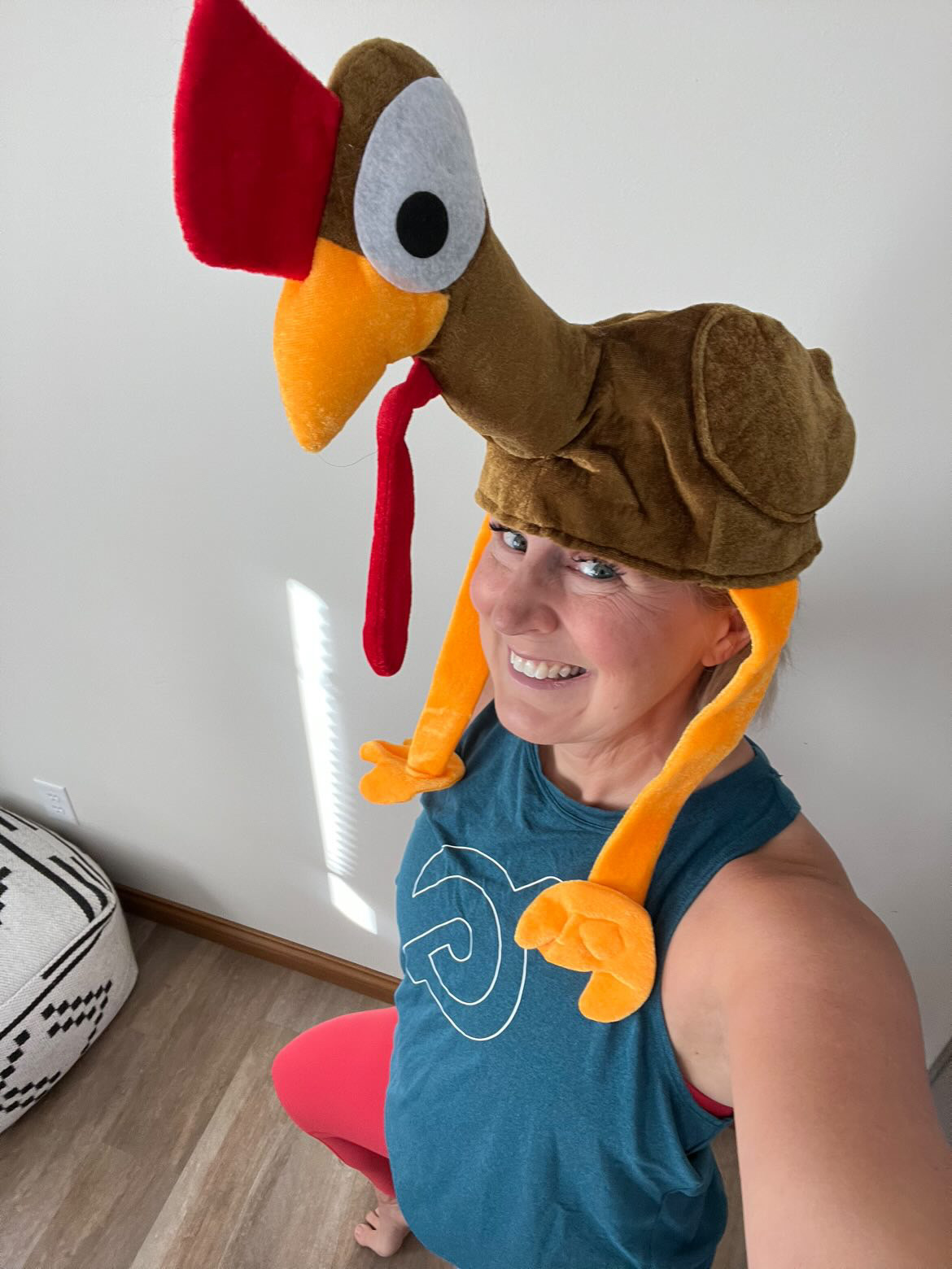Turkey Burn hat from Peloton.