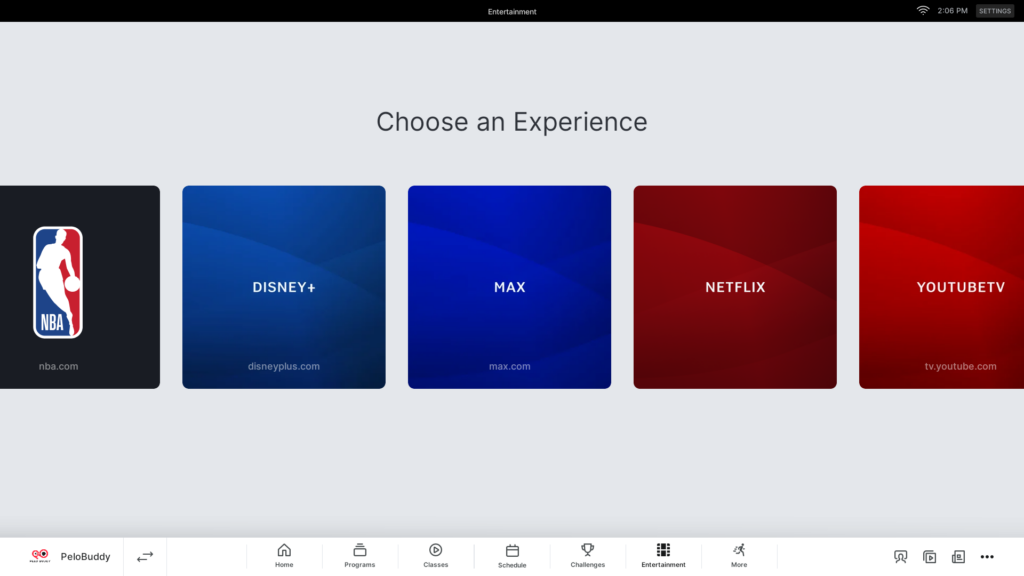 Peloton removed the beta tag from all of the currently available Entertainment apps.