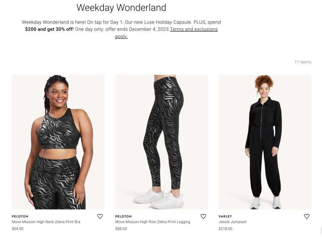 Weekday Wonderland / Luxe Collection.