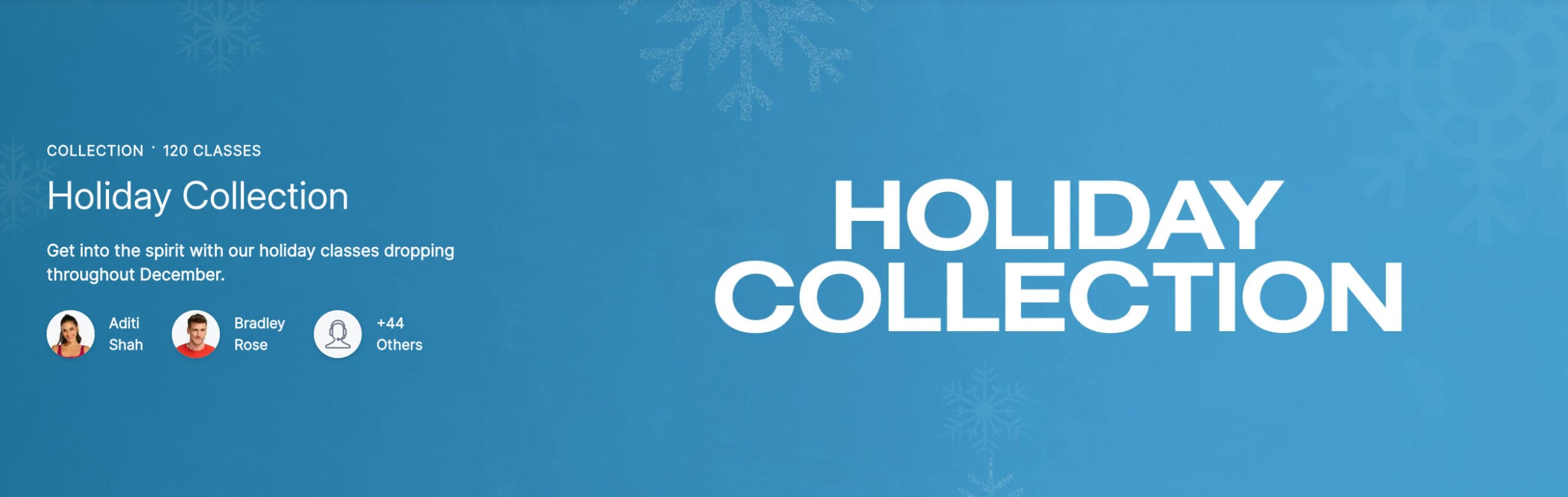 Peloton Holiday Collection.